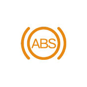Handbook artwork for ABS fault warning light