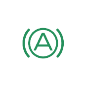 Handbook artwork for AVH indicator (The indicator shows white in standby status.)