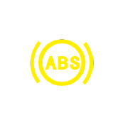Handbook artwork for ABS fault warning light