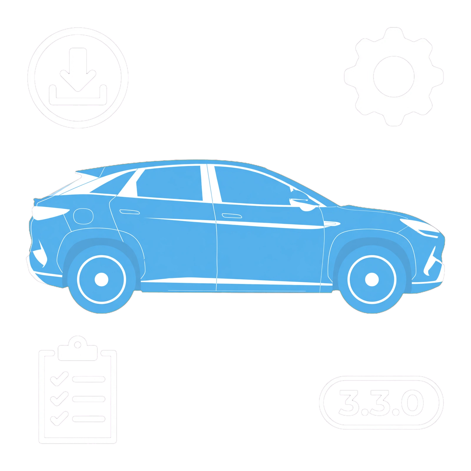 BYD SEALION 7 software update 3.3.0 illustration