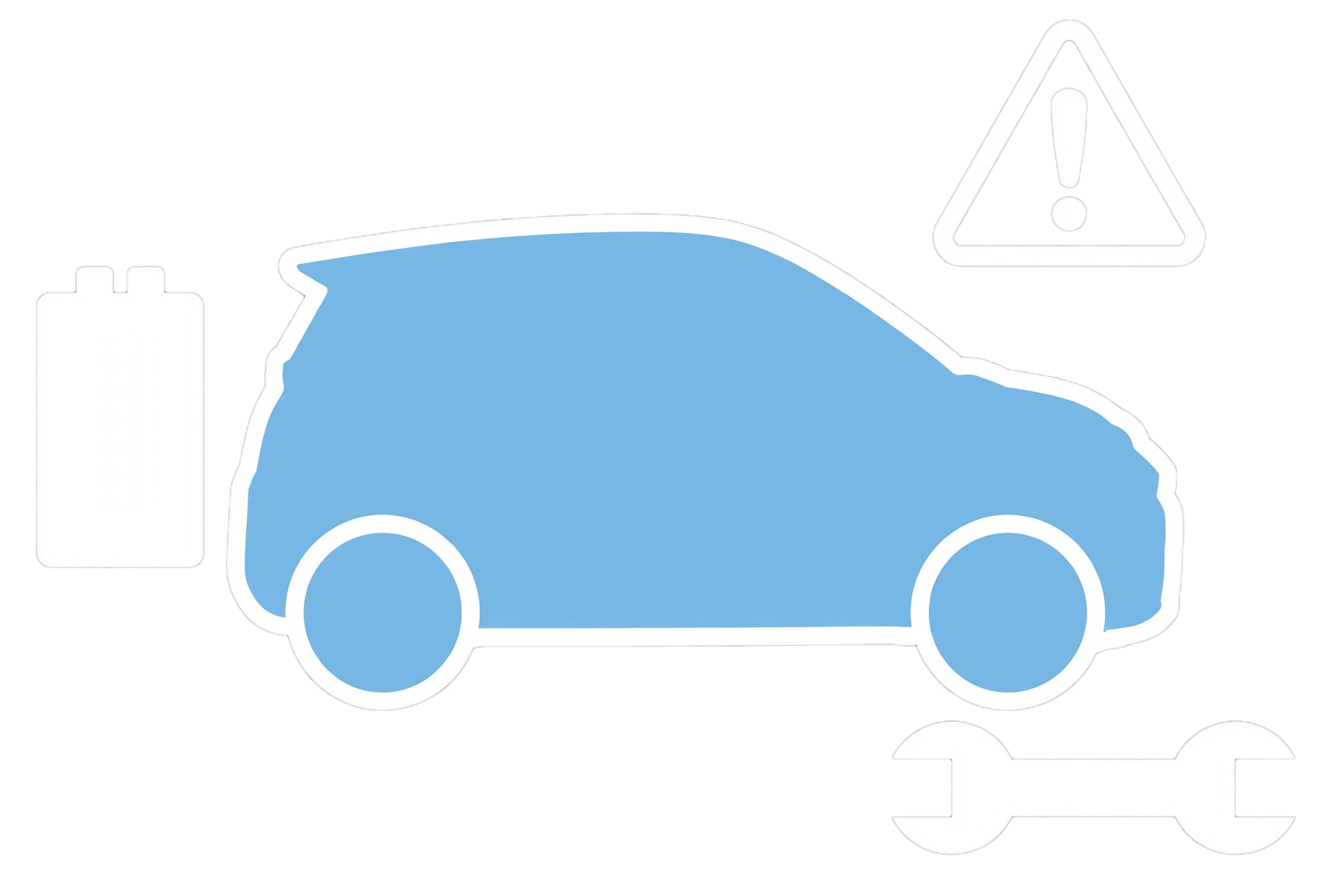 Illustration for safe 12V checks when a BYD DOLPHIN SURF is unresponsive.