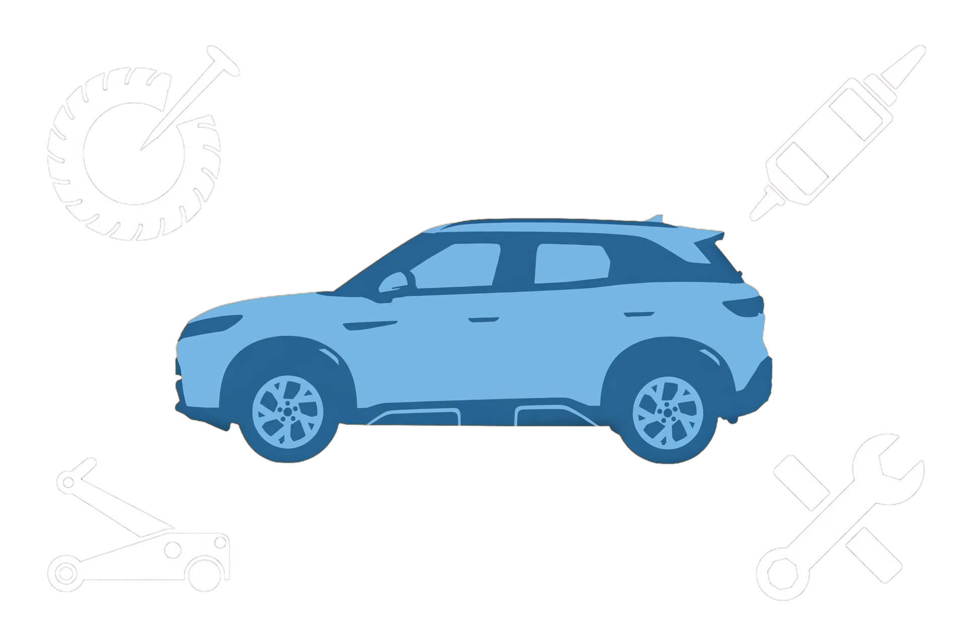 MyBYD illustration for BYD ATTO 2 puncture repair kit