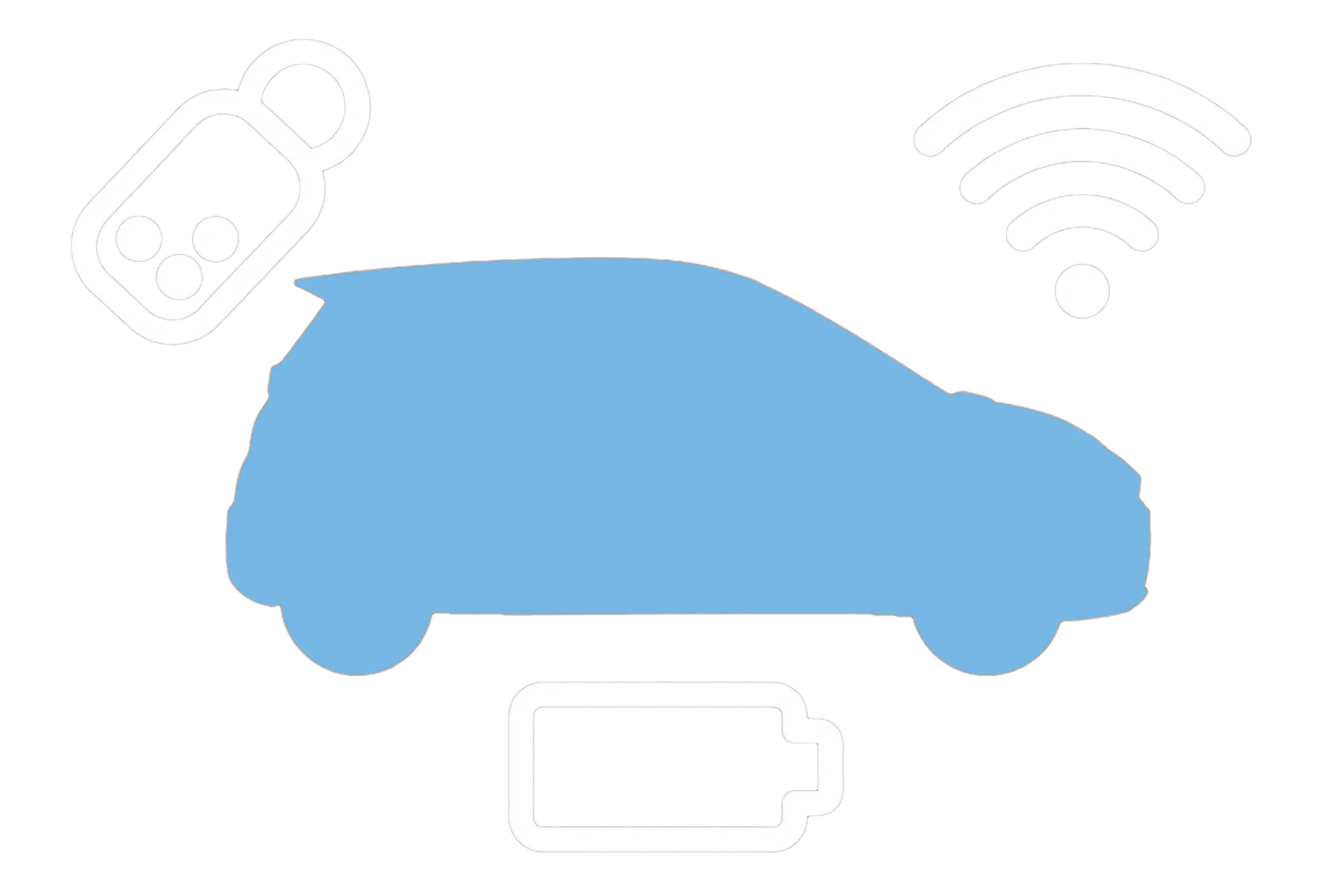 Illustration for BYD DOLPHIN SURF smart-key not detected checks.