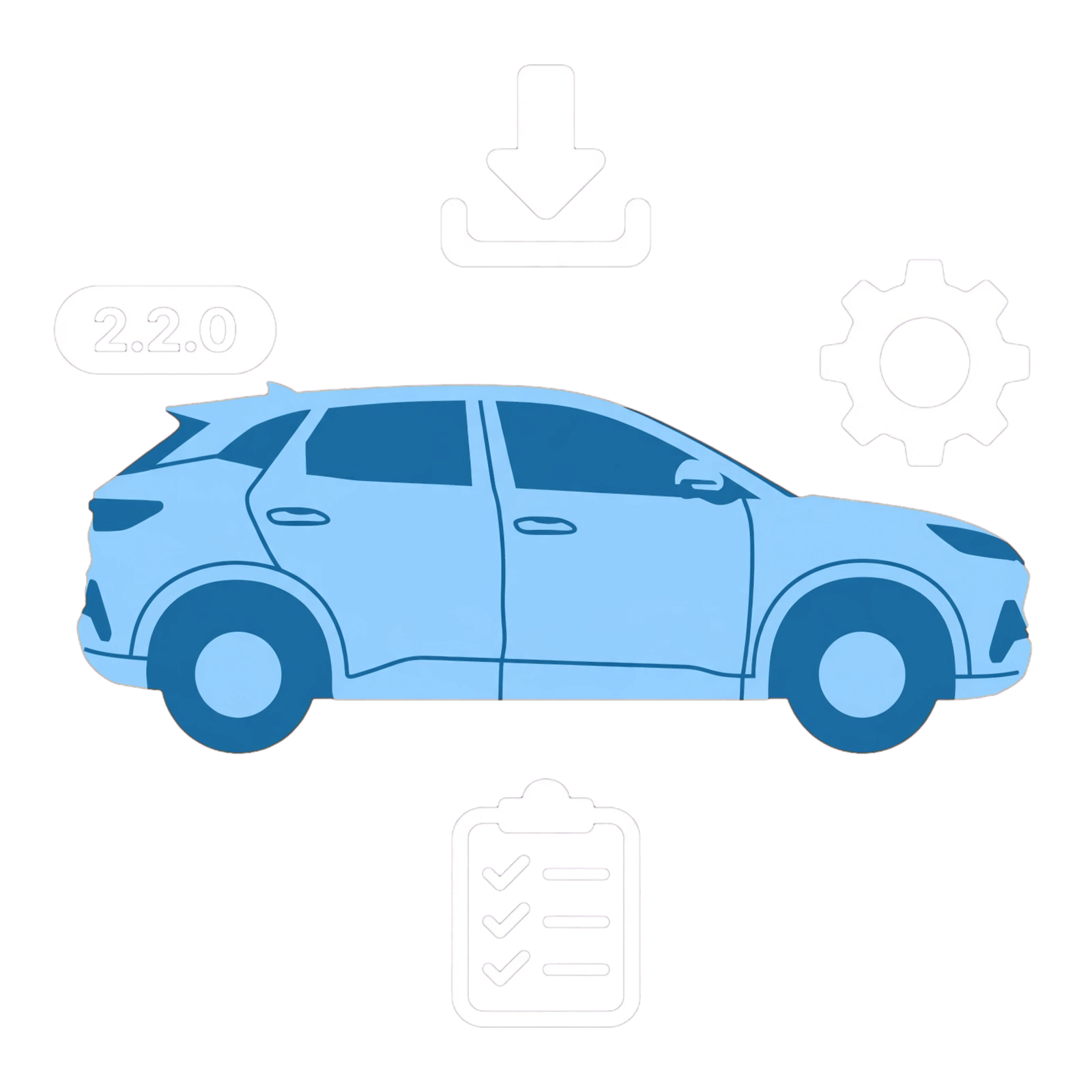 BYD ATTO 2 software update 2.2.0 illustration