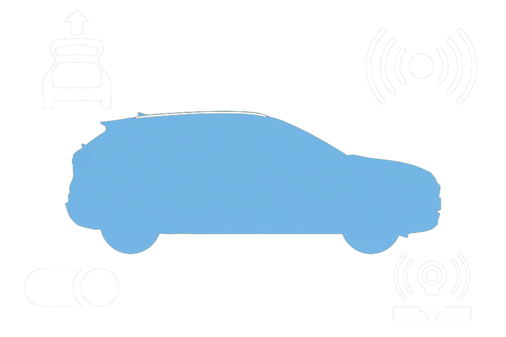 MyBYD illustration for ATTO 3 EVO electric tailgate checks