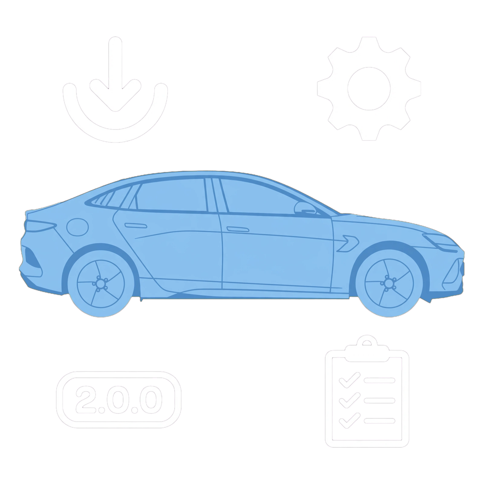 BYD SEAL software update 2.0.0 illustration