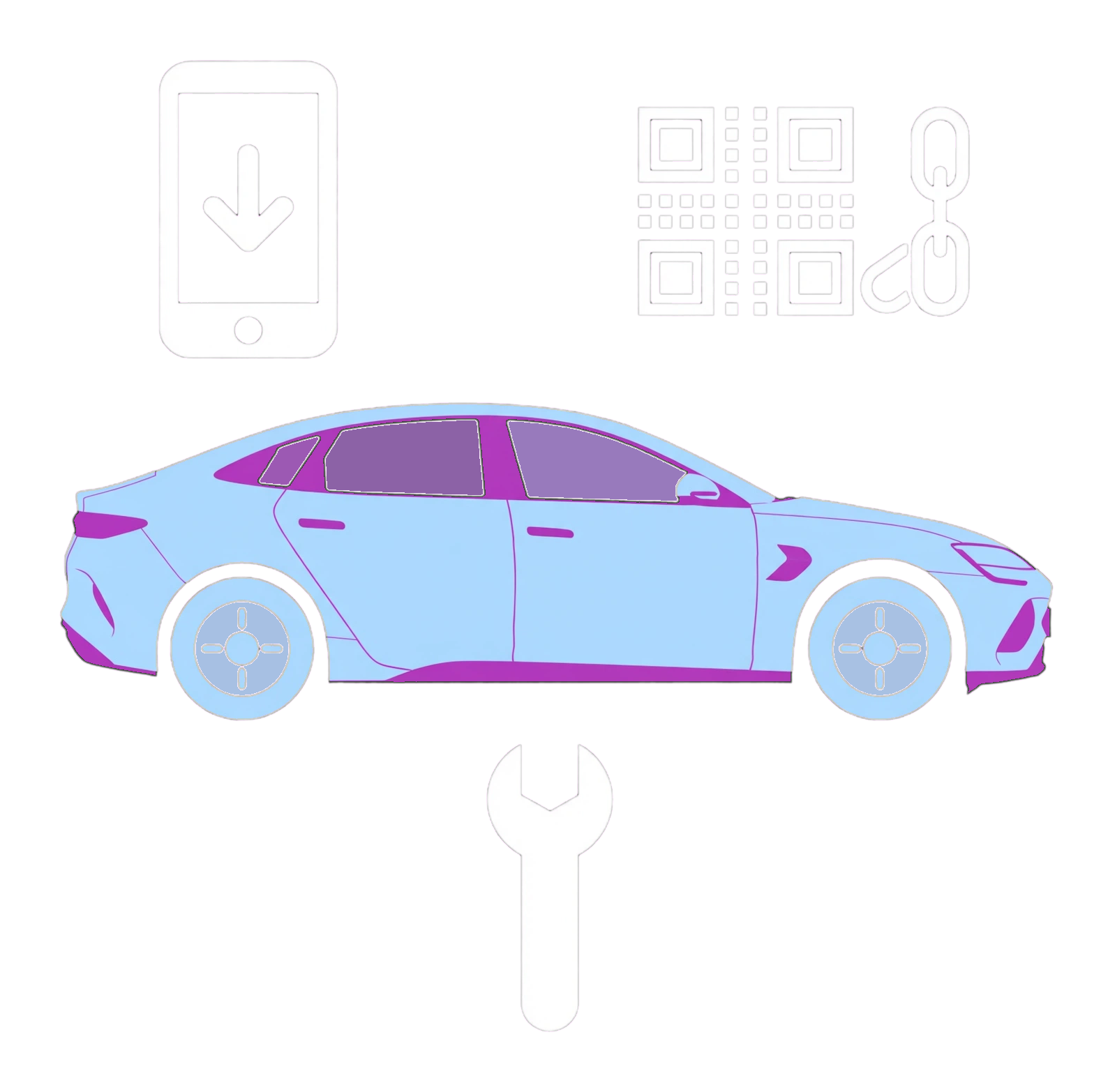 MyBYD editorial illustration for BYD app UK: download, setup and owner fixes