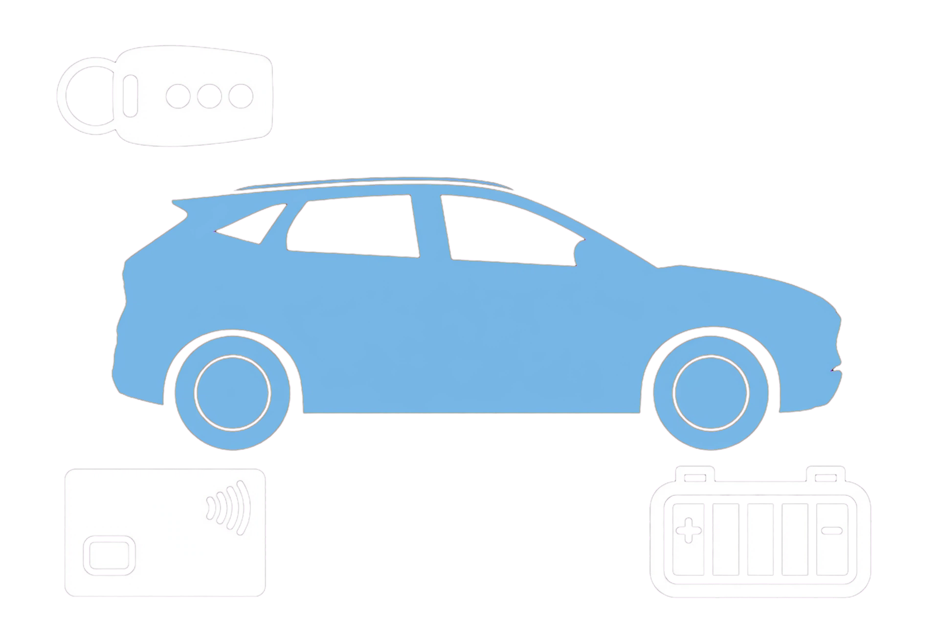 BYD ATTO 3 key and NFC card detection checks