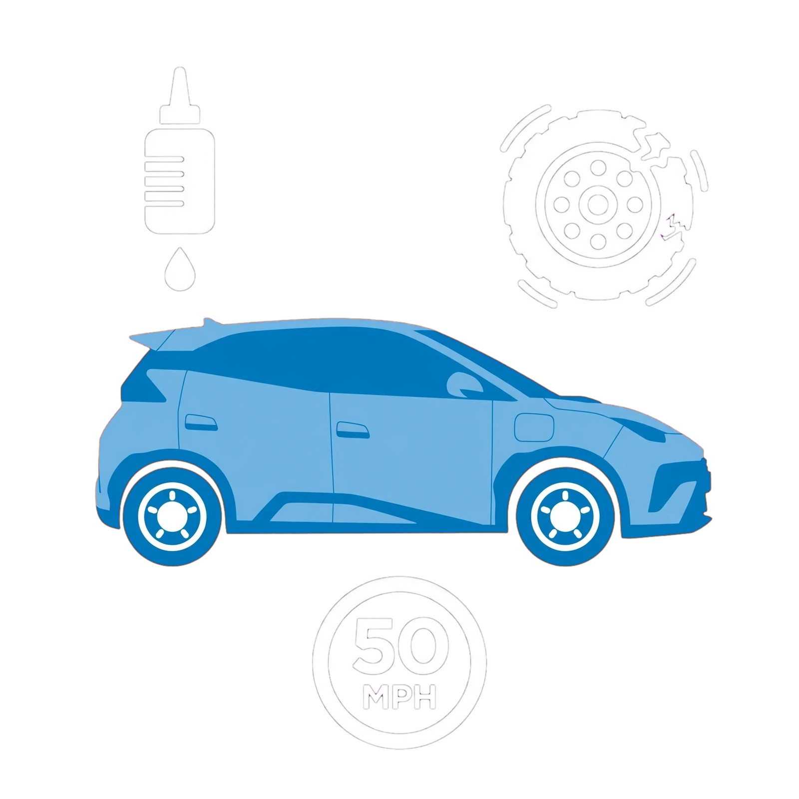 Illustration for BYD DOLPHIN SURF puncture and tyre-repair kit guidance.