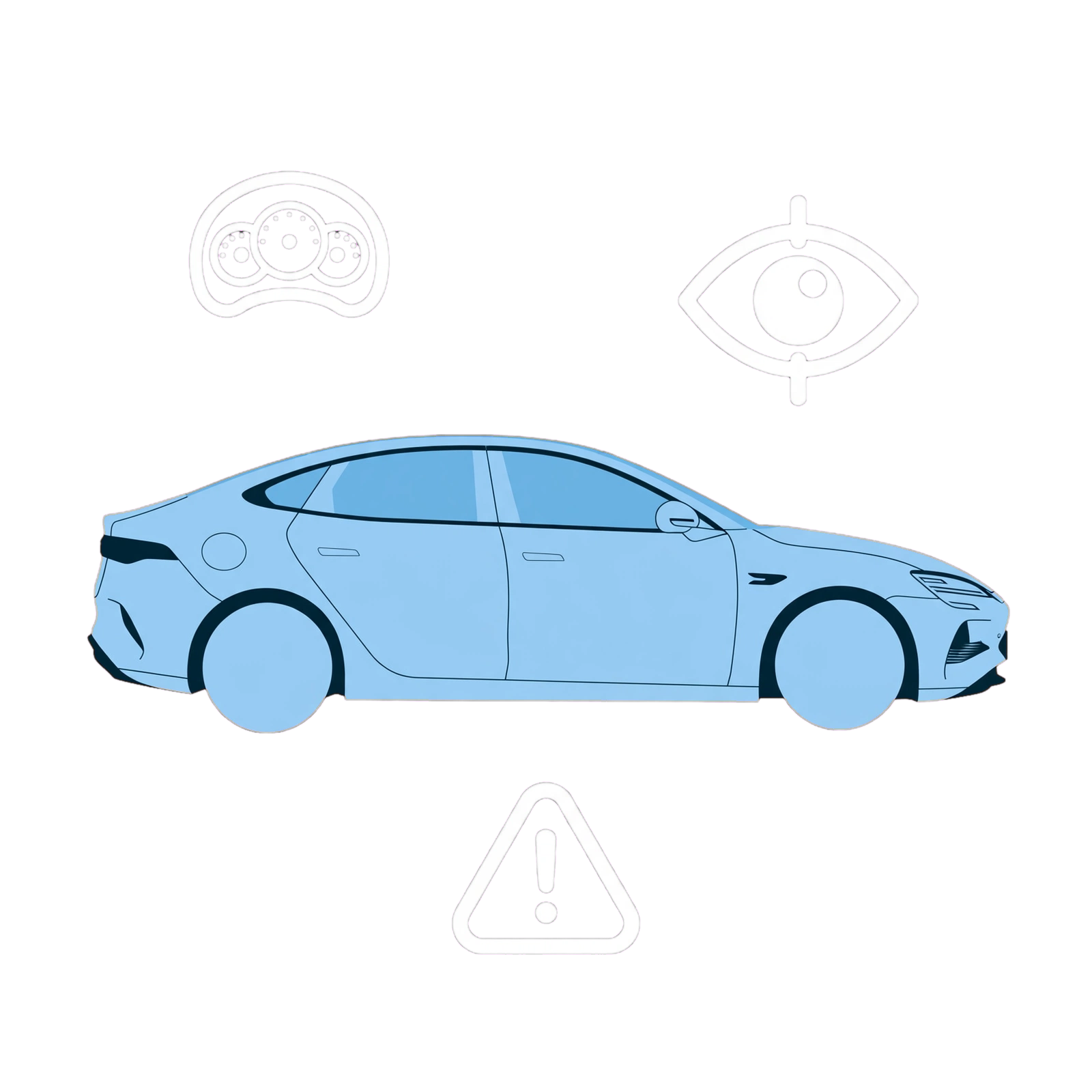 BYD instrument-cluster orientation illustration with SEAL, dashboard and warning symbols