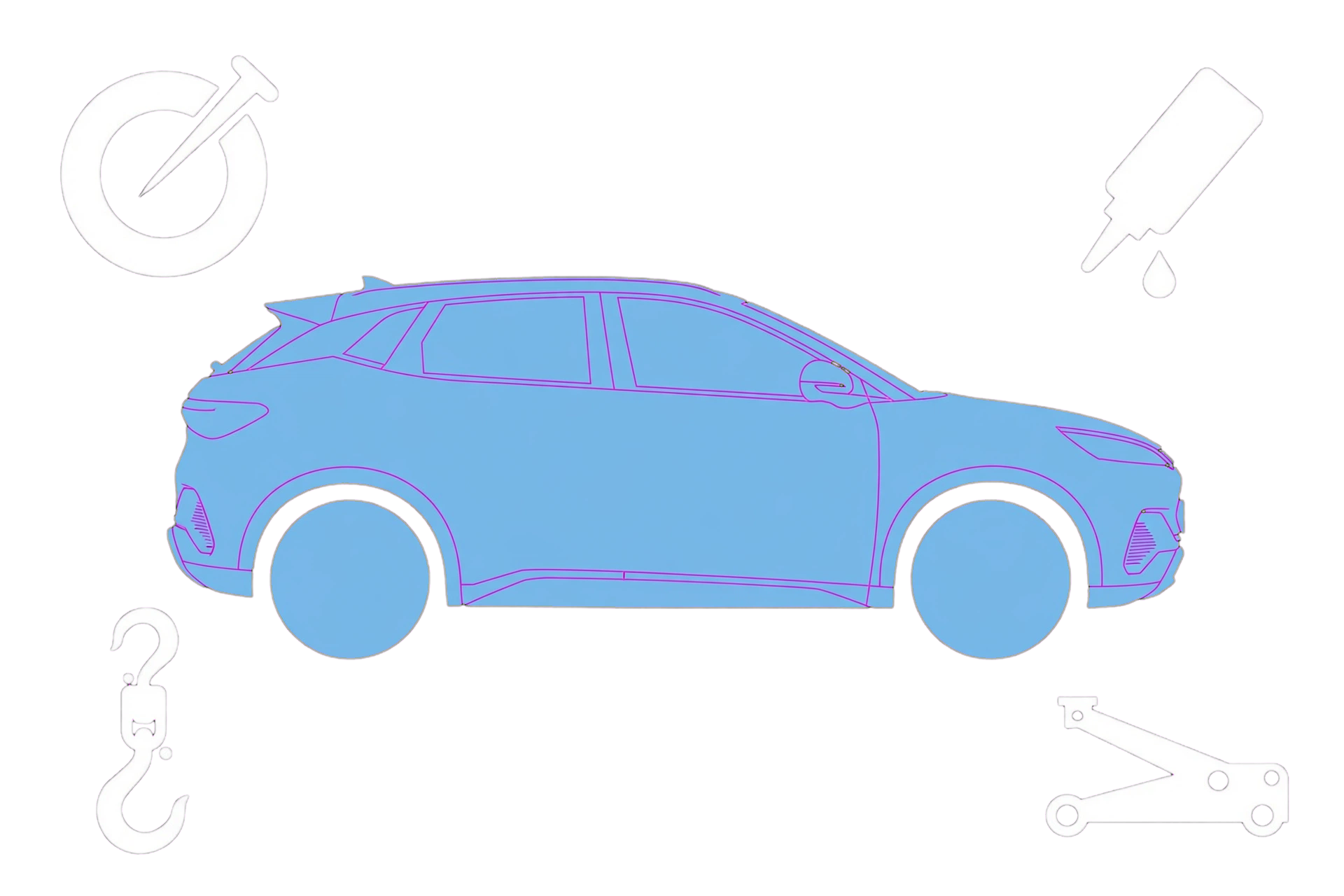BYD ATTO 3 EVO puncture and tyre repair kit guidance